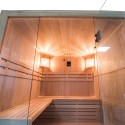 Finse sauna voor thuisgebruik, 4 personen, hout, 6 kW kachel Sense 4 Keuze