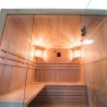 Finse sauna voor thuisgebruik, 4 personen, hout, 6 kW kachel Sense 4 Keuze