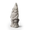 Moderne tuinbeeld tuinornament gnomo Nino voor binnen en buiten in polygonaal design 