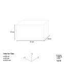 Onzichtbare muurkluis met elektronische combinatie diepte 15 cm Block X2 Korting