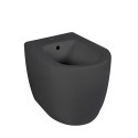 Zwart vrijstaand modern bidet tegen de muur sanitair Strong Aanbieding