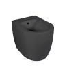 Zwart vrijstaand modern bidet tegen de muur sanitair Strong Aanbieding