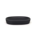 Zwarte badkameraccessoireset zeepdispenser tandenborstelhouder toiletborstel Ebony Kortingen