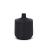 Zwarte badkameraccessoireset zeepdispenser tandenborstelhouder toiletborstel Ebony Catalogus