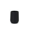 Zwarte badkameraccessoireset zeepdispenser tandenborstelhouder toiletborstel Ebony Korting