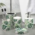 Badkameraccessoireset met tandenborstelhouder, zeepbakje, toiletborstelhouder en dispenser Gardena Aanbieding