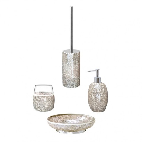 Badkameraccessoireset tandenborstelhouder zeeppomp toiletborstel Dora Aanbieding