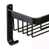 Douchemand met muurbevestiging van zwart gepoedercoat aluminium 1 plank Attractive Catalogus