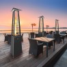 Buitenverwarming piramide gas terrasverwarmer voor bar en restaurant Falò Evo 