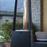 Buitenverwarming piramide gas terrasverwarmer voor bar en restaurant Falò Evo 