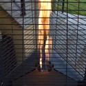 Buitenverwarming piramide gas terrasverwarmer voor bar en restaurant Falò Evo 