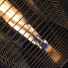 Buitenkachel gasverwarming voor terras, bar en restaurant Patio Piramidale Kortingen