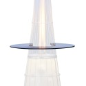 Ronde tafel Ø 80 cm gasverwarmende terrasverwarmer DolceVita buitengebruik Aanbod