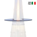 Ronde tafel Ø 80 cm gasverwarmende terrasverwarmer DolceVita buitengebruik Verkoop