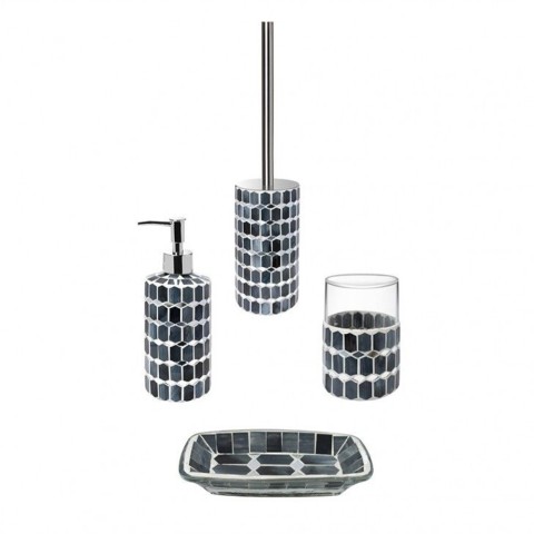 Badaccessoireset tandenborstelhouder zeepdispenser toiletborstel Melody Aanbieding