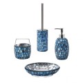 Crystal badkameraccessoireset, inclusief zeeppomp, toiletborstel en tandenborstelhouder Aanbieding