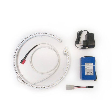 DolceVita LED-verlichtingskit op lithiumbatterij voor gasterrasverwarmer paddestoelvormig. Aanbieding