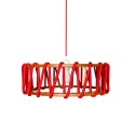 Hanglamp plafond Macaron stoffen koordlampenkap D45 Kosten