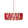 Hanglamp plafond Macaron stoffen koordlampenkap D45 Kosten