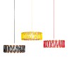 Hanglamp plafond Macaron stoffen koordlampenkap D45 