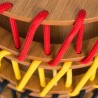 Hanglamp plafond Macaron stoffen koordlampenkap D45 