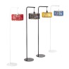 Moderne design vloerlamp met stoffen kap Macaron DF45 
