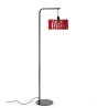 Vloerlamp met stoffen lampenkap Macaron DF30 Afmetingen