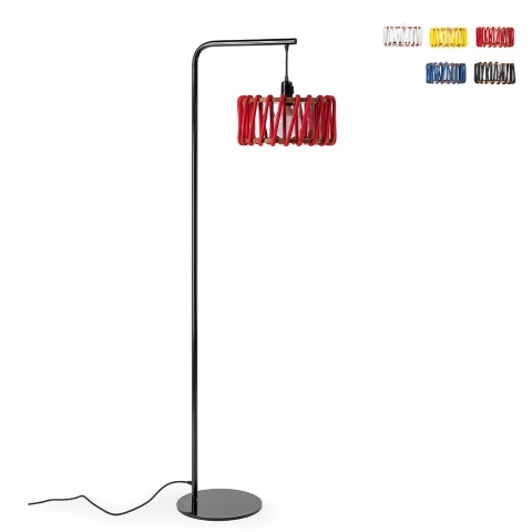 Vloerlamp met stoffen lampenkap Macaron DF30 Aanbieding