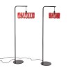 Vloerlamp met stoffen lampenkap Macaron DF30 