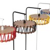 Vloerlamp met stoffen lampenkap Macaron DF30 