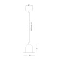 Moderne hanglamp met 3 lichten, Hat Lamp Set Afmetingen