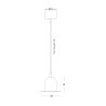 Moderne hanglamp met 3 lichten, Hat Lamp Set Afmetingen