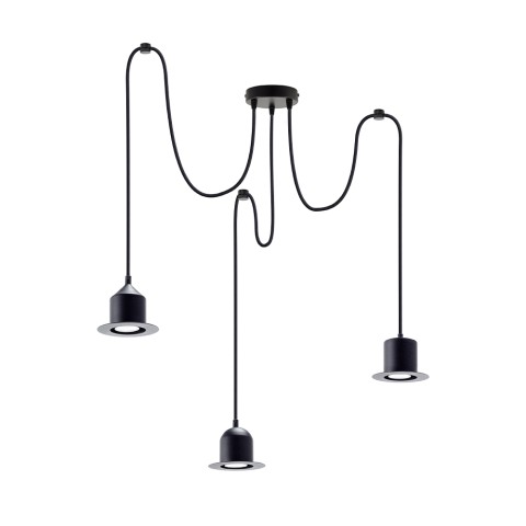 Moderne hanglamp 'Hat' met 3 lichtpunten Aanbieding