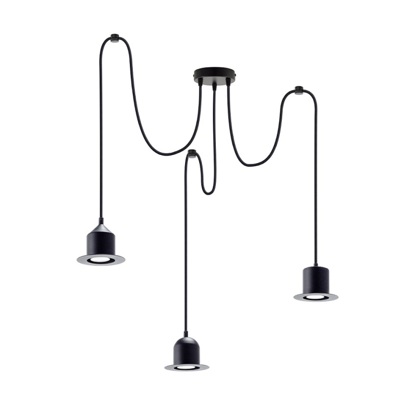 Moderne hanglamp 'Hat' met 3 lichtpunten Aanbieding