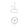 Design hanglamp plafond hout stof Spiedino 24D Prijs