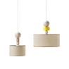 Design hanglamp plafond hout stof Spiedino 24D Karakteristieken