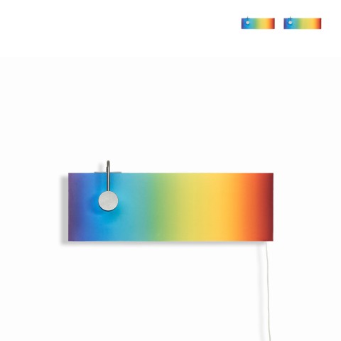 Woonkamer wandlamp LED kleurrijk paneel Sunrise/set