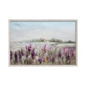 Handgeschilderd canvas landschap bloemenveld 60x90cm B619 Korting