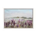 Met de hand geschilderd schilderij op doek landschap bloemenveld 60x90cm W619 Korting