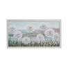 Handgeschilderd canvas schilderij bloemenveld paardenbloemen lijst 60x120cm W726 Korting