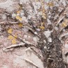 Handgeschilderd doek witte boom met lijst 60x120cm Z643 Catalogus