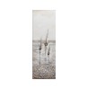 Handgeschilderd schilderij op doek 30x90cm zeilboten met lijst Z511 Verkoop