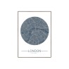 Fotoprint stadskaart Londen in lijst 50x70cm Unika 0006 Verkoop