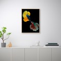 Fotoprint kleurrijke vissen schilderij in lijst 30x40 cm Unika 0021 Aanbieding