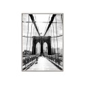 Fotoposter brug zwart-wit met lijst 50x70cm Unika 0030 Verkoop