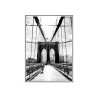 Fotoposter brug zwart-wit met lijst 50x70cm Unika 0030 Verkoop
