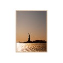 Fotoafdruk zonsondergang vrijheidsbeeld lijst 30x40cm Unika 0031 Verkoop