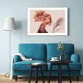 Fotoposter Vrouw in de Herfst met Lijst 70x100cm Unika 0047 Aanbieding