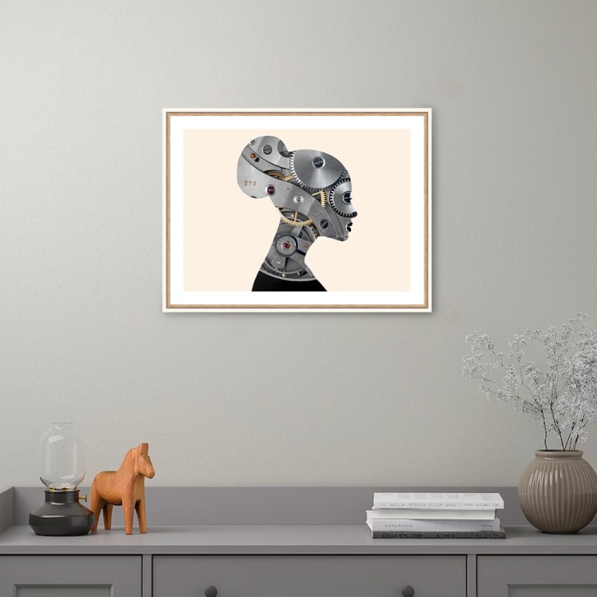 Fotoprint vrouw in frame 30x40cm Unika 0048 Aanbieding Fotoprint vrouw in frame 30x40cm Unika 0048 Aanbieding