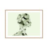 Fotolijst vrouw bloemen groen frame 30x40cm Unika 0049 Verkoop